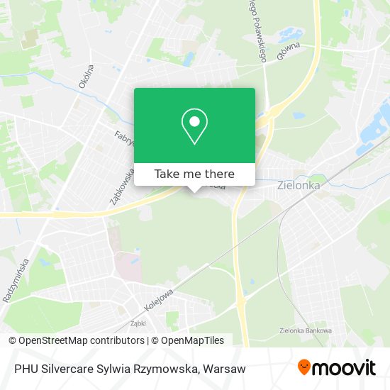 PHU Silvercare Sylwia Rzymowska map