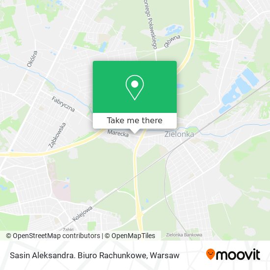 Sasin Aleksandra. Biuro Rachunkowe map