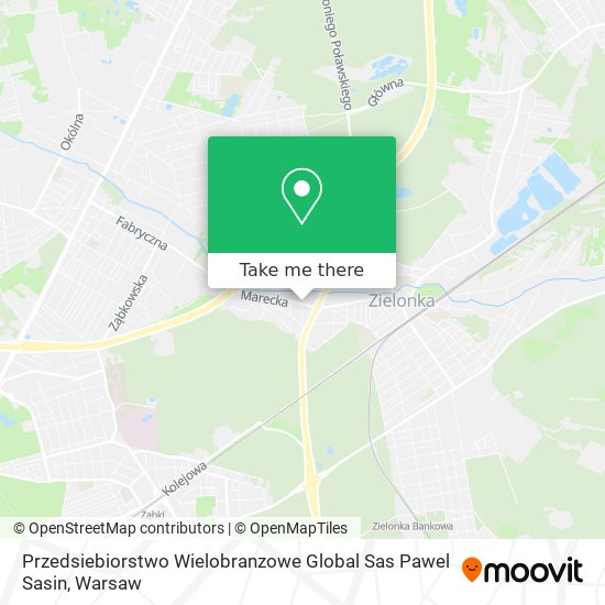 Przedsiebiorstwo Wielobranzowe Global Sas Pawel Sasin map