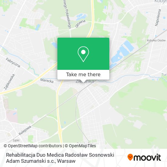 Rehabilitacja Duo Medica Radosław Sosnowski Adam Szumański s.c. map