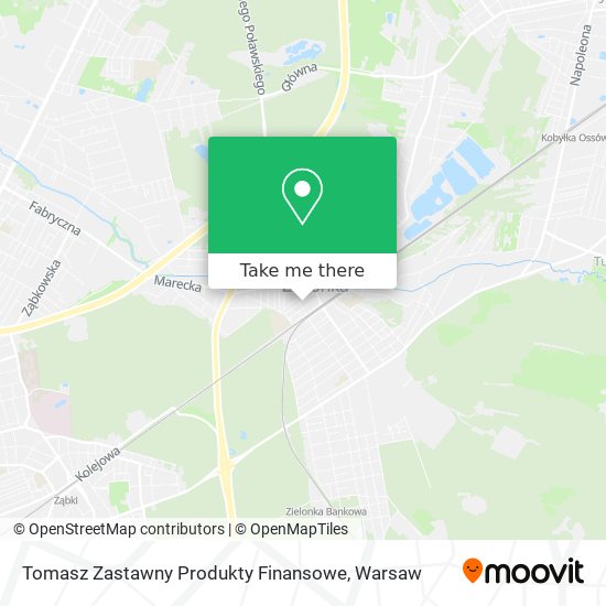 Tomasz Zastawny Produkty Finansowe map