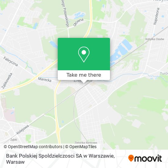 Bank Polskiej Spoldzielczosci SA w Warszawie map