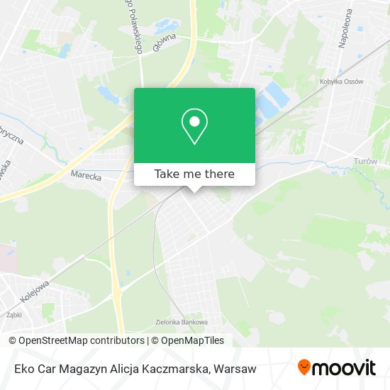 Eko Car Magazyn Alicja Kaczmarska map