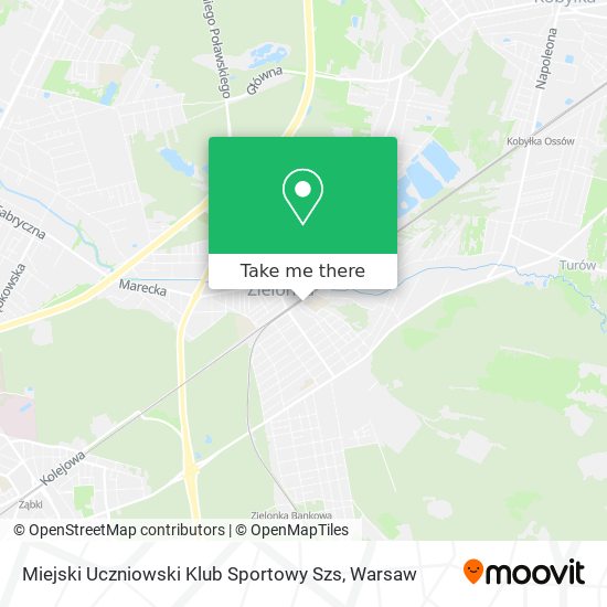 Miejski Uczniowski Klub Sportowy Szs map