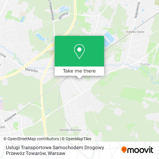 Usługi Transportowe Samochodem Drogowy Przewóz Towarów map