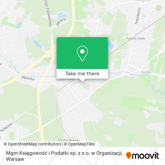 Mgm Księgowość i Podatki sp. z o.o. w Organizacji map