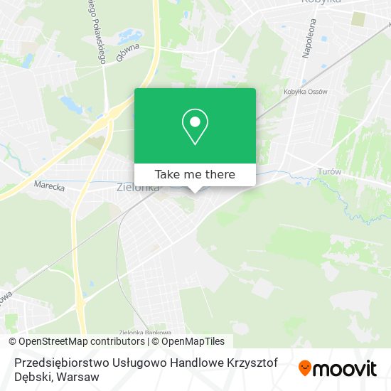 Przedsiębiorstwo Usługowo Handlowe Krzysztof Dębski map