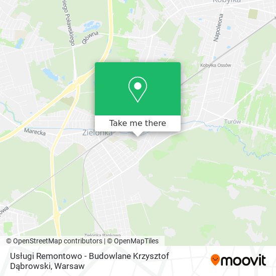 Usługi Remontowo - Budowlane Krzysztof Dąbrowski map