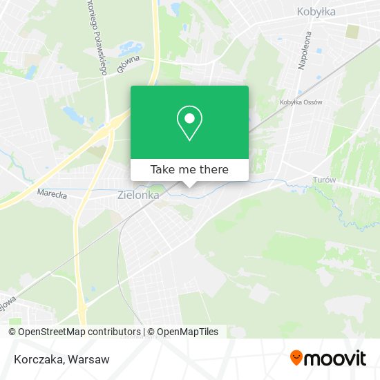 Korczaka map