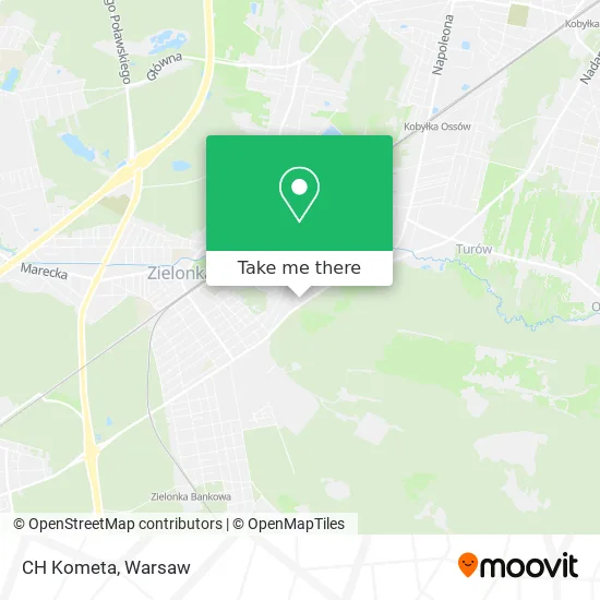 Карта CH Kometa