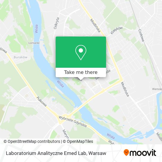 Laboratorium Analityczne Emed Lab map