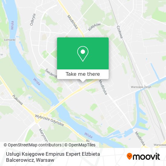 Usługi Księgowe Empirus Expert Elżbieta Balcerowicz map