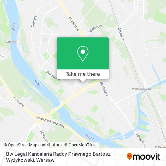 Bw Legal Kancelaria Radcy Prawnego Bartosz Wyżykowski map