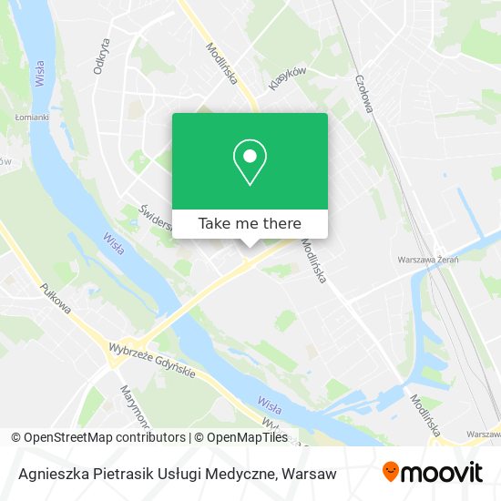 Agnieszka Pietrasik Usługi Medyczne map