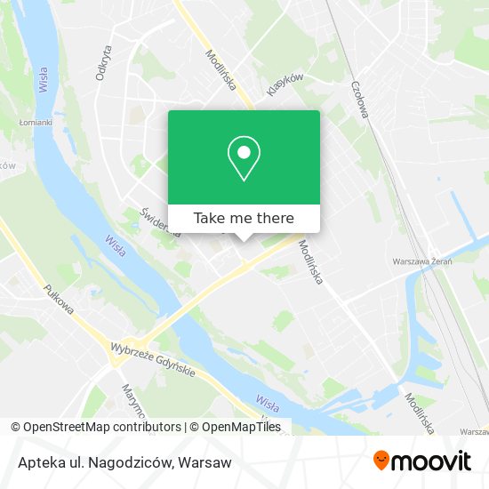 Карта Apteka ul. Nagodziców