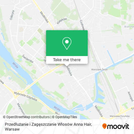 Przedłużanie i Zagęszczanie Włosów Anna Hair map