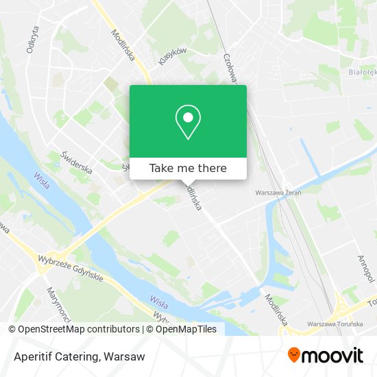 Aperitif Catering map