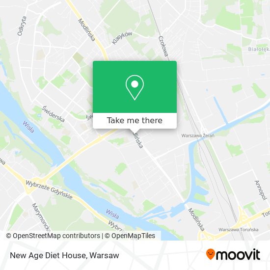 New Age Diet House map