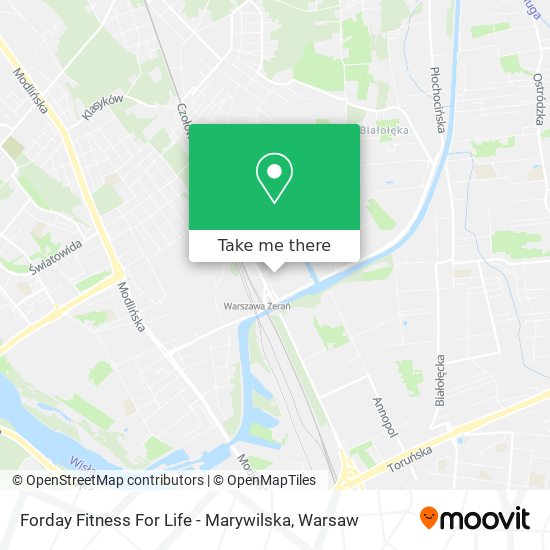 Forday Fitness For Life - Marywilska map