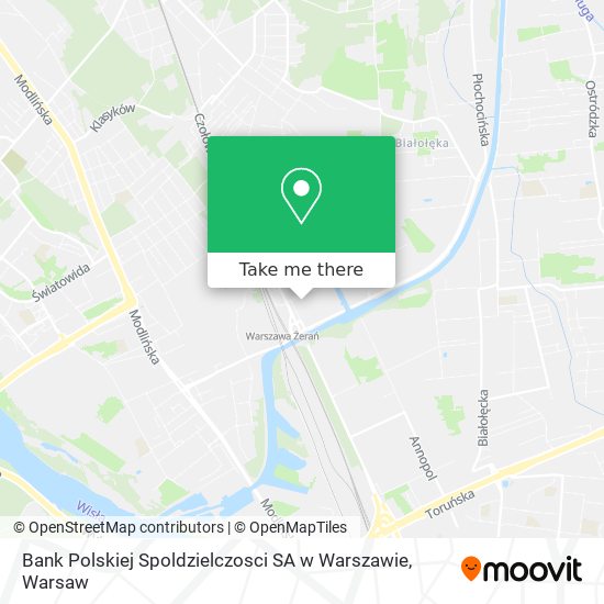 Bank Polskiej Spoldzielczosci SA w Warszawie map