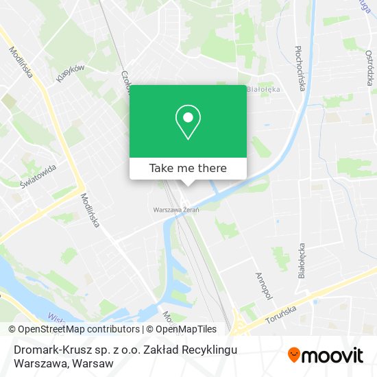 Dromark-Krusz sp. z o.o. Zakład Recyklingu Warszawa map