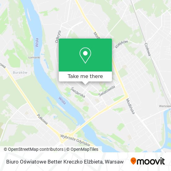 Biuro Oświatowe Better Kreczko Elżbieta map