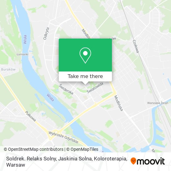 Soldrek. Relaks Solny, Jaskinia Solna, Koloroterapia map