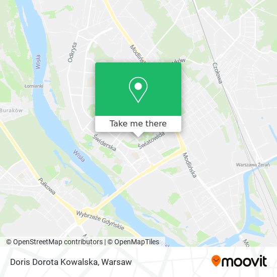 Doris Dorota Kowalska map