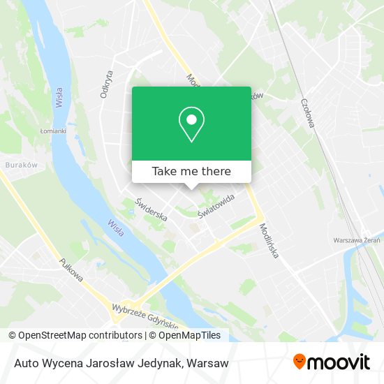 Auto Wycena Jarosław Jedynak map