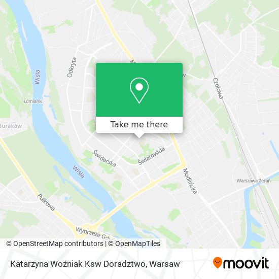 Katarzyna Woźniak Ksw Doradztwo map