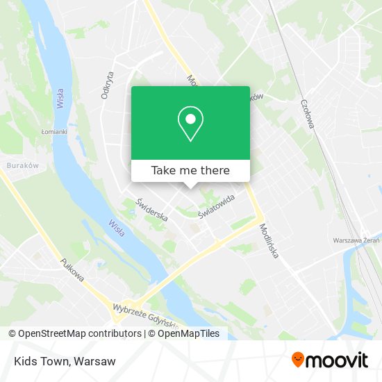 Kids Town map