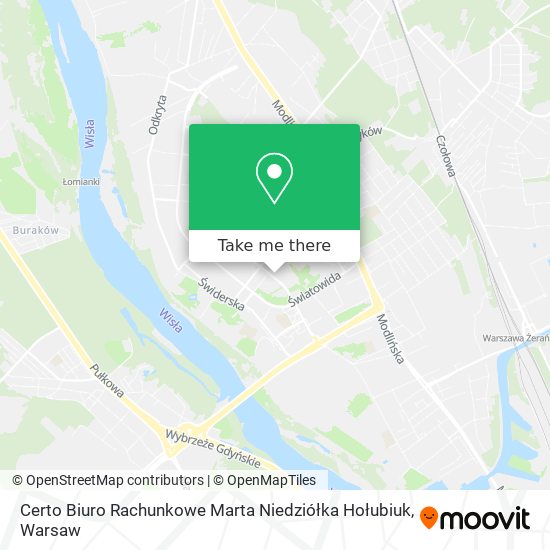 Certo Biuro Rachunkowe Marta Niedziółka Hołubiuk map