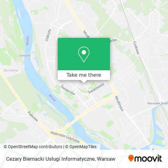 Cezary Biernacki Usługi Informatyczne map