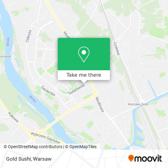 Gold Sushi map