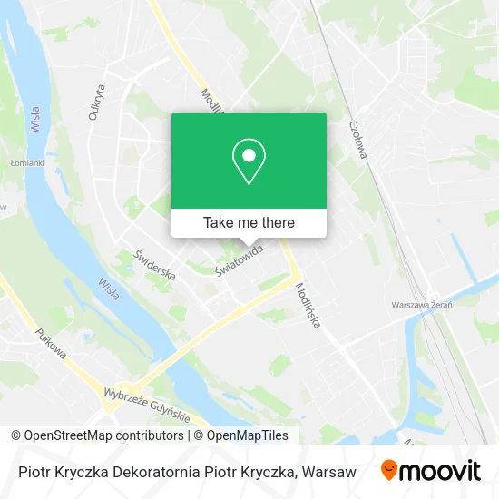 Piotr Kryczka Dekoratornia Piotr Kryczka map