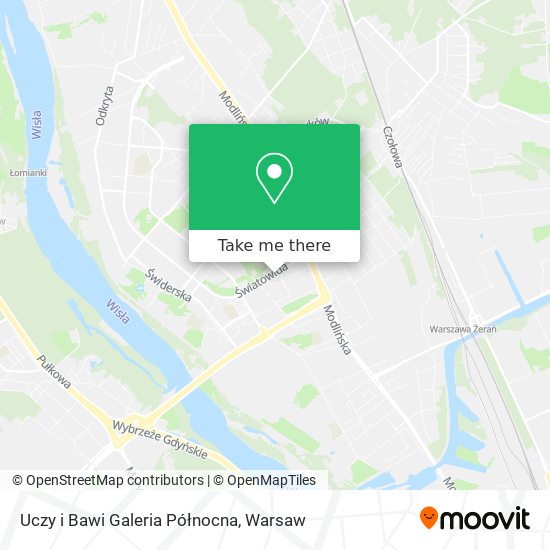 Uczy i Bawi Galeria Północna map