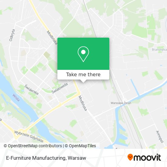 E-Furniture Manufacturing map