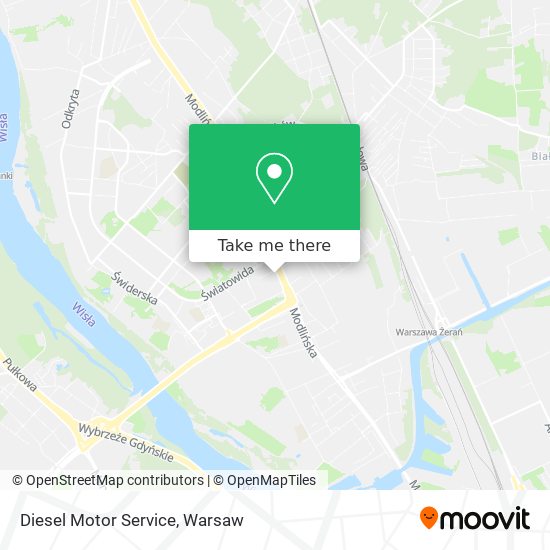 Diesel Motor Service map