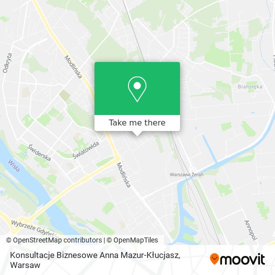 Konsultacje Biznesowe Anna Mazur-Kłucjasz map