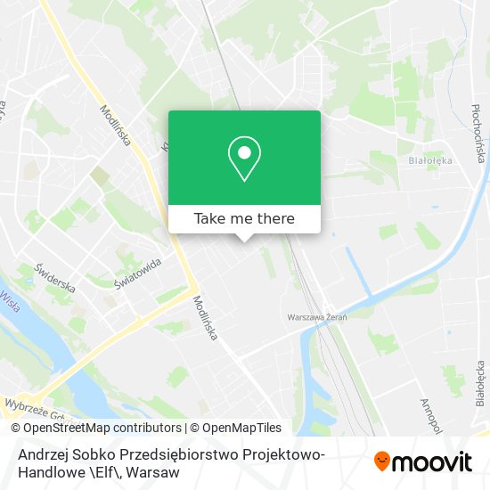 Andrzej Sobko Przedsiębiorstwo Projektowo-Handlowe \Elf\ map