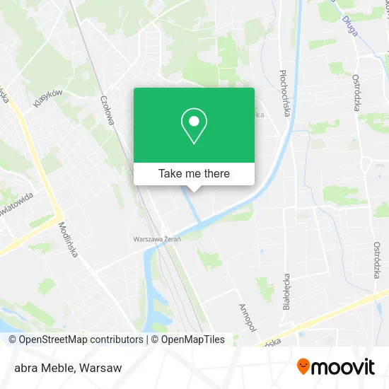 abra Meble map
