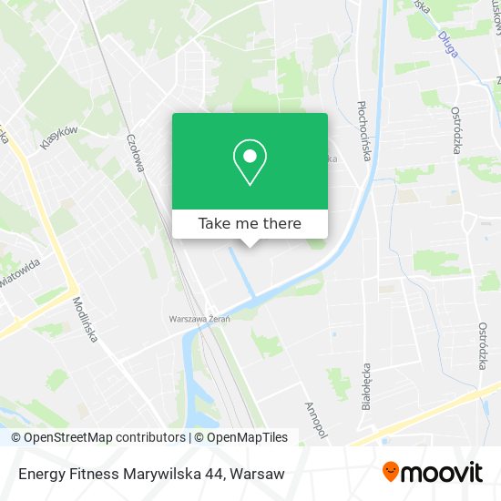 Energy Fitness Marywilska 44 map