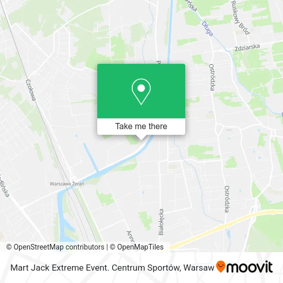 Mart Jack Extreme Event. Centrum Sportów map
