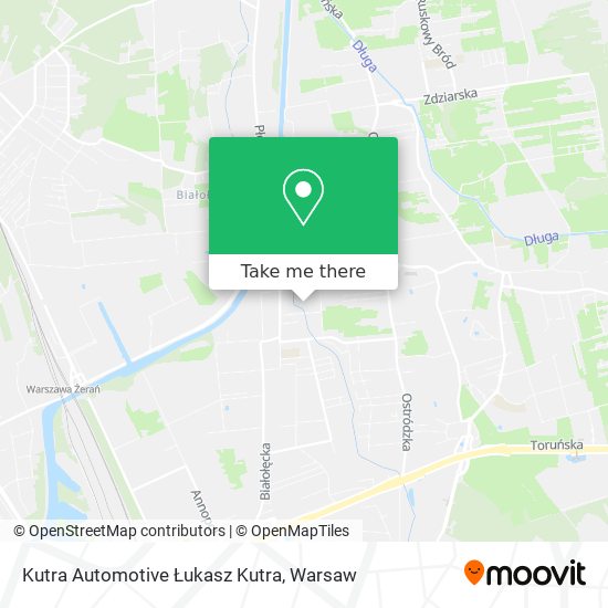 Карта Kutra Automotive Łukasz Kutra