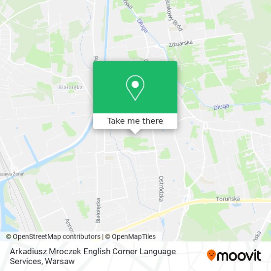 Arkadiusz Mroczek English Corner Language Services map