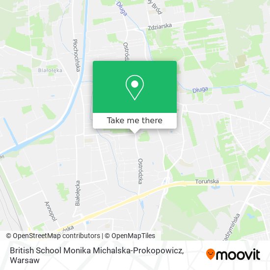 Карта British School Monika Michalska-Prokopowicz