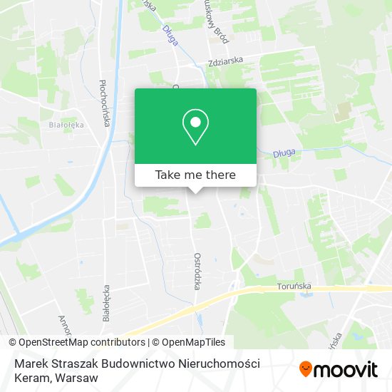 Marek Straszak Budownictwo Nieruchomości Keram map