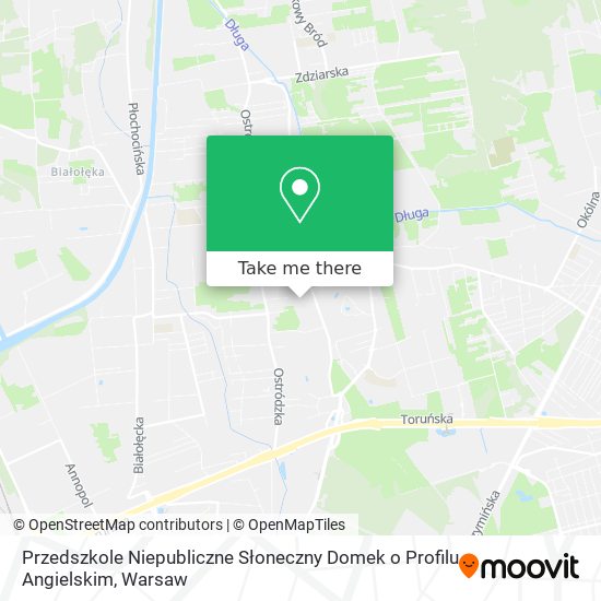 Przedszkole Niepubliczne Słoneczny Domek o Profilu Angielskim map