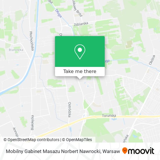 Карта Mobilny Gabinet Masazu Norbert Nawrocki