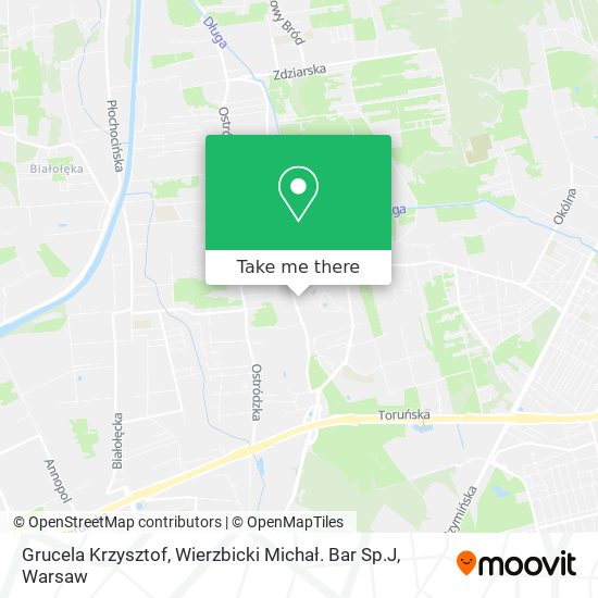 Grucela Krzysztof, Wierzbicki Michał. Bar Sp.J map